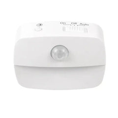Motion Sensor Induction Light EU US Plug Wireless Mini LED Night Light Battery Operated Energy Saving Bedside Night Lamp Stairs