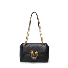 New Women's Winter Chain Bag, Trendy Fashion Crossbody Bag, Rhombus Lightweight Luxury Underarm Bag