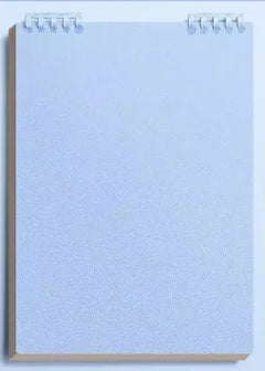 Aesthetic Pink Vertical Spiral Notebook Standing Desk Design Thick Lined Paper Twin-Wire Diary Journal for Women Girls