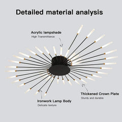 Modern LED Ceiling Lamp Living Room Dining Bedroom Ceiling Chandelier Lights Nordic Design Home Decor Indoor Lighting