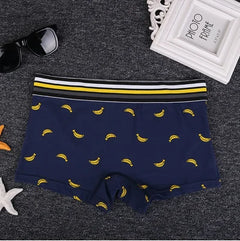 Women's Cotton Print Cartoon Boxer Briefs Boyshort Ladies Breathable Comfortable Elastic Safety Panties Female Underwear Shorts