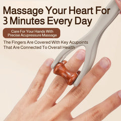 Wooden Finger Roller Massager Acupoint Relief Hand Joint Care Acupressure Massage Tool Hand Relaxation