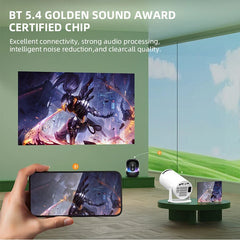Portable Smart Projector Support 4K Decoding Android 11 BT5.0 Wifi 6 Home Cinema Outdoor Projetor Mini Projector