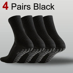 1/4/10 Pairs Neutral Anti Slip Football Socks Spring Summer Absorbing Sweat Breathable Basketball Running Leisure Sports Socks