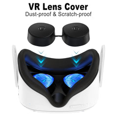 VR Protective Cover Elite Strap Head Strap Touch Controller Shell Case With Strap Handle Grip For Oculus Quest 2 Accessories