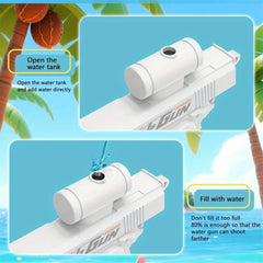 New Outdoor Portable Double-sided Reverse Water Gun Prank Reverse Water Spray Toy CreativeChildren Gift Stress Relief