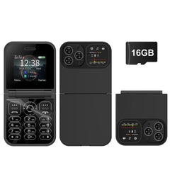 SERVO Classic Small Flip Mobile Phone 2G Dual SIM Card Blacklist Speed Dial 2.0" Screen 180° Fold Button Cellphones New Upgrade