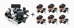 Upgraded 6dof Robotic Arm Multi DOF Robot Manipulator Gripper with 6pcs Mg996r Servos Steering Gear Grabbing Maker Education