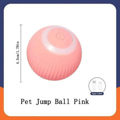Smart Dog Toy Ball Electronic Interactive Pet Toy Moving Ball USB Automatic Moving Jumping Bouncing Toy Ball Puppy Cat Product