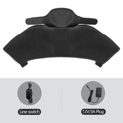 Heated Shoulder Back Massager 3 Massage Heating Functions Fits Shoulders Neck Back Relieves Cervical Soreness Muscle Strains