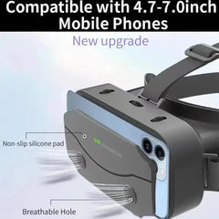 3D Virtual Reality VR Glasses Headset Devices Helmet Lenses Goggles Smart For Smartphones Phone Cell Mobile Game Viar Viewer Set