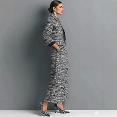Fashionable Commuter Women's Suit Casual Solid Color Lapel Cardigan Short Jacket Paired With Loose Wide-leg Pants Two-piece Set