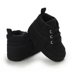 Baby Learning Walk Shoes, Striped PU Sports Shoes for Infants 0-18m