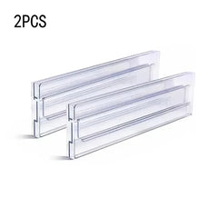 1/2/4/6/8PCS Drawer Wardrobe Dividers Organizers Expandable From Kitchen Drawer Organizer, Clear Plastic Partition Plate Tools