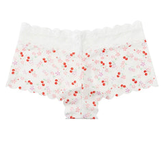 BZEL Fashion Women's Panties Lace Sexy Leopard Hollow Lingerie Charming Underwear Breathable Boxers Woman Boyshorts Underpants