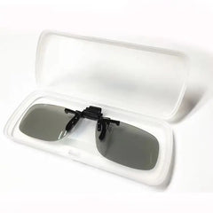 Clip-on Passive 3D Glasses Circular Polarized Lenses for Polarized TV Real D 3D Cinemas for Movies Theater Cinema Passive 3D TV