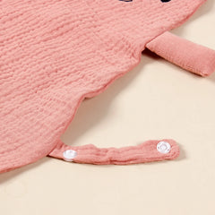 Cute Bear Baby Cotton Comforter Blanket Newborn Sleeping Dolls Rabbit Ears Sleep Toy Soothe Appease Towel Bibs Saliva Towel New