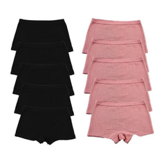 10PCS Fast Shipping M-XL 95% Cotton Boxer Shorts Women Sports Panties Yoga Panty for Female Underpants
