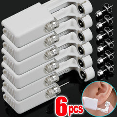 No Inflammation Safe Ear Piercing Gun Kit Disposable Disinfect Earring Piercer Machine Studs Nose Body Jewelry Piercing Tool