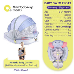Mambobaby Baby Pool Float Vip 5 Dropshipping Blackproof Pool Mat For Infant Non-Inflatable Natation Buoy With Parasol Beach Toys
