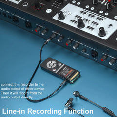 Professional AI Voice Recorder 9126KBPS Hi-Res Audio for Interview Meeting Lecture Evidence Collection Noise Reduction Recorder