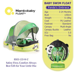 Mambobaby Baby Pool Float Vip 5 Dropshipping Blackproof Pool Mat For Infant Non-Inflatable Natation Buoy With Parasol Beach Toys