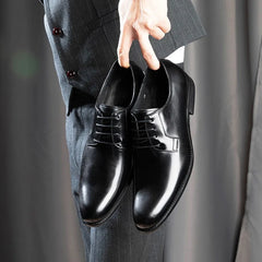 Business Casual Shoes Trend Patent Leather Men Wedding Shoes Gold Blue
