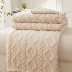 New Winter Coral Fleece Blankets Home Cozy Office Sofa Blanket Warm Nap Throw Blanket Travel Textile Fleece Thick Warm Blankets