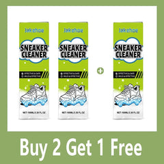 White Shoe Cleaner Sneaker Cleaning Kit Foam Cleaner Shoe Whitener Stain Remover Waterless Yellowing Remover 100ml Deep Clean