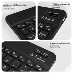 Bluetooth Wireless Keyboard and Mouse Combo Portable Mini Rechargeable for iPad Tablet Mobile Phone Android iOS Windows PC