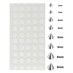 58pcs Non Piercing Lip Nails Sticker Selfadhesive Waterproof Reusable
