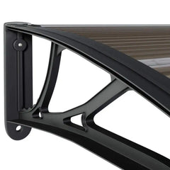 Clear Polycarbonate Awning Door Window Canopy Rain Cover Sunshade UV Protection Outdoor Entrance Porch Shelter Modern