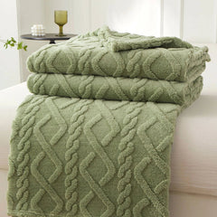 New Winter Coral Fleece Blankets Home Cozy Office Sofa Blanket Warm Nap Throw Blanket Travel Textile Fleece Thick Warm Blankets