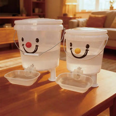 1 Set 3/5/8/10L Cartoon Pet Automatic Water Dispenser No-Electricity Auto Water Bowl Large Capacity Pet Drinking Fountain