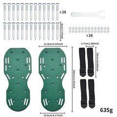 New Model Lawn Aerator Shoes Manual Lawn Aerator with Spike Adjustable