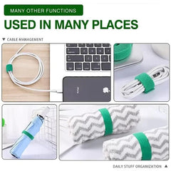 Tutors for Plants Self-adhesive Plant Nylon Cable Tying Climbing Plant Support Green Fastener Tape Reusable Care Garden Supplies