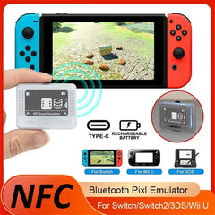For Amiibo Emulator NFC Smart Game Simulator Infinite Card Swipe Universal For Switch2/Switch WiiU 3DS Portable Reader Writer