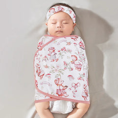 Cotton Baby Swaddle Anti-shock Sleeping Blanket Summer Thin Swaddling Wrap for Newborn Baby Sleeping Bag Bedding Items