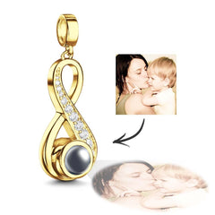 💜✨Custom Photo Projection Infinite Love Pendant – Carry Your Most Cherished Memory💜✨