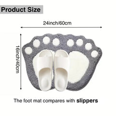 Bathroom Rugs Mats Water Absorbent Non-Slip Mat Used in Bathroom