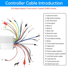 Electric Bicycle Accessories 48V-72V Electric Bike 1200-1500W Brushless DC Motor Controller For Electric Bicycle E-bike Scooter