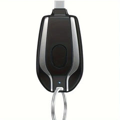 2025 New 1500mAh Mini Keychain Emergency Power Bank Portable Power Bank Keychain Emergency Charger for iPhone13 12 Xiaomi Huawei