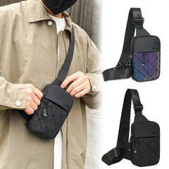 New Universal Crossbody Small Bag Casual Rhombus Grid Shoulder Fashion Mobile Phone Breast Bag Premium Crossbody Bag