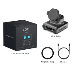 Looi Robot Smartphone Looi Robot ChatGPT Large Model English Voice Dialogue Visual Recognition Interactive Smart Toy Gift