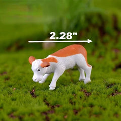 Animal Country Farm Fairy Garden Accessories Miniature Ornament Statue Figurines Landscape Bonsai Pot Dollhouse Terrarium Decor