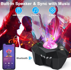 LED Aurora Projector Galaxy Starry Sky Projector Lamp Northern Lights Bedroom Home Room Decoration Nightlights Luminaires Gift