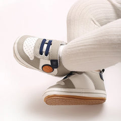 Fashionable Korean Version Men's And Women's Sports Shoes Indoor Soft Rubber Sole Anti Slip Front Shoes 0-18M Baby Shoes