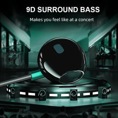 Type C&3.5mm Headphones HiFi Bass Stereo Volume Control Headset In HD Mic Wired Earbuds For IPhone15-17/Samsung Series Earphones