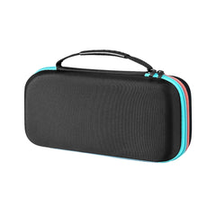 Storage bag for Switch 2 game console, red and blue color scheme, protective bag