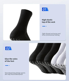1/4/10 Pairs Neutral Anti Slip Football Socks Spring Summer Absorbing Sweat Breathable Basketball Running Leisure Sports Socks
